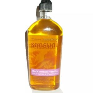 Retired Bath & Body Black Currant Vanilla Body Wash and Foam - New